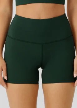 Lorna Jane Lotus Limited Edition No Chafe 12cm Bike Shorts DarkGreen Sale