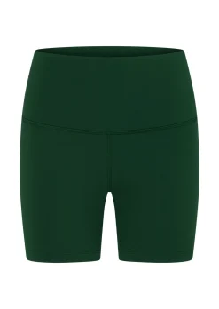 Lorna Jane Lotus Limited Edition No Chafe 12cm Bike Shorts DarkGreen Sale