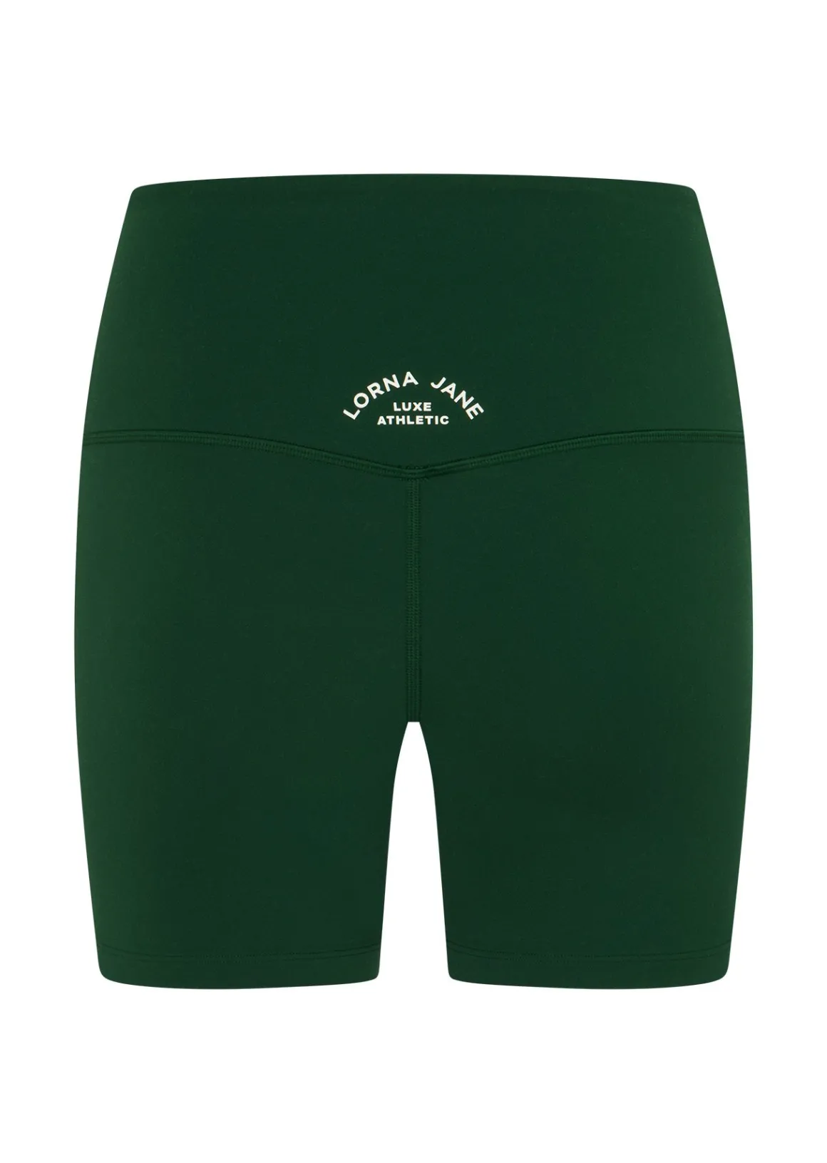 Lorna Jane Lotus Limited Edition No Chafe 12cm Bike Shorts DarkGreen Sale
