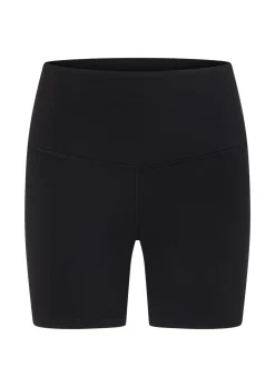 Lorna Jane Lotus Limited Edition No Chafe 12cm Bike Shorts Black Clearance