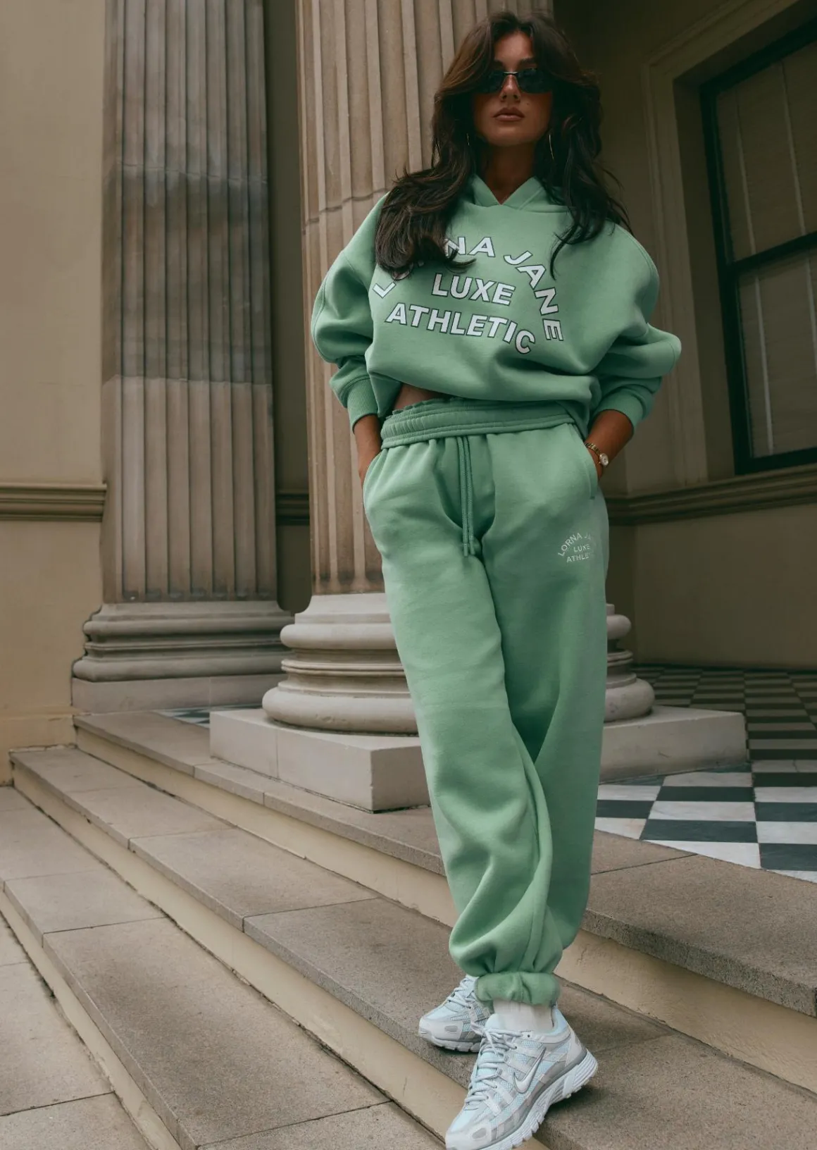 Lorna Jane Lotus Limited Edition Track Pant GreenJuice Outlet