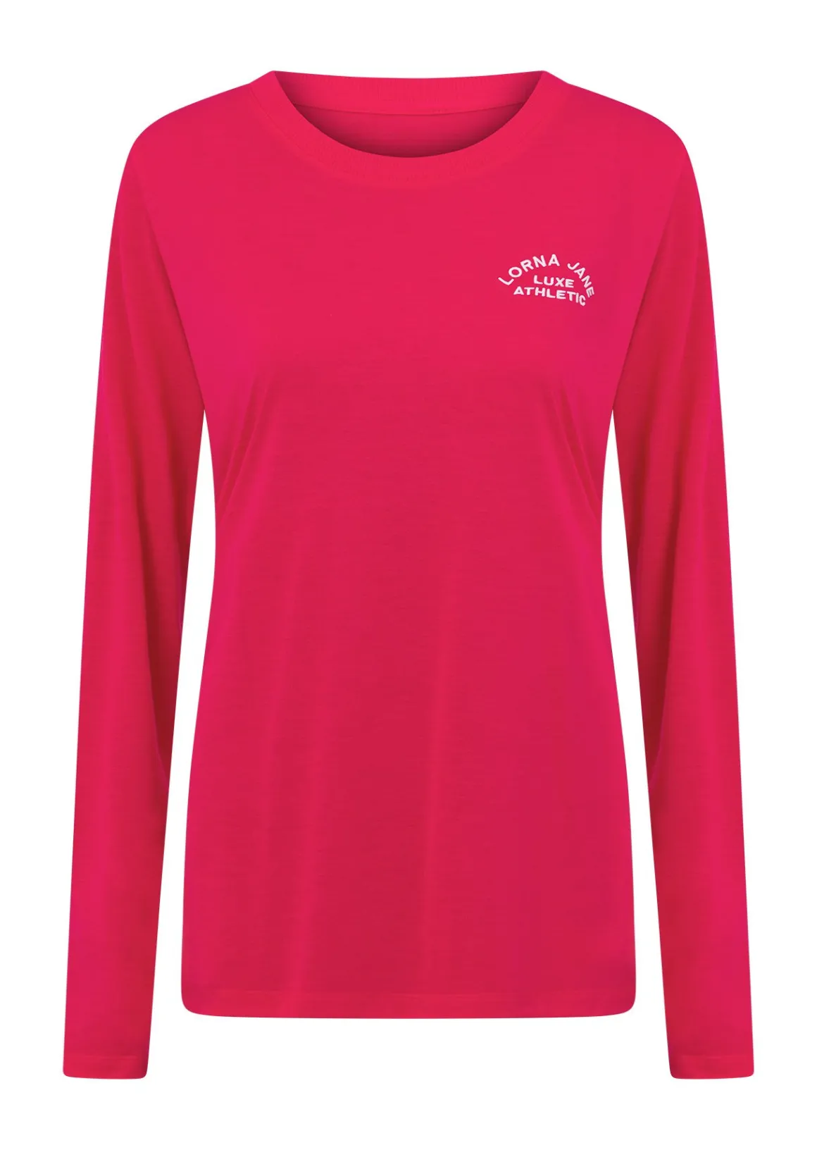 Lorna Jane Lotus Long Sleeve Top NeonRaspberry Clearance
