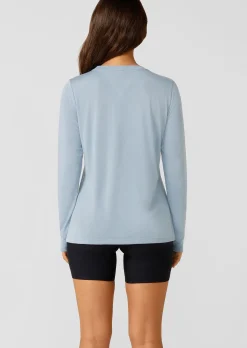 Lorna Jane Lotus Long Sleeve Top GlacierBlue Outlet