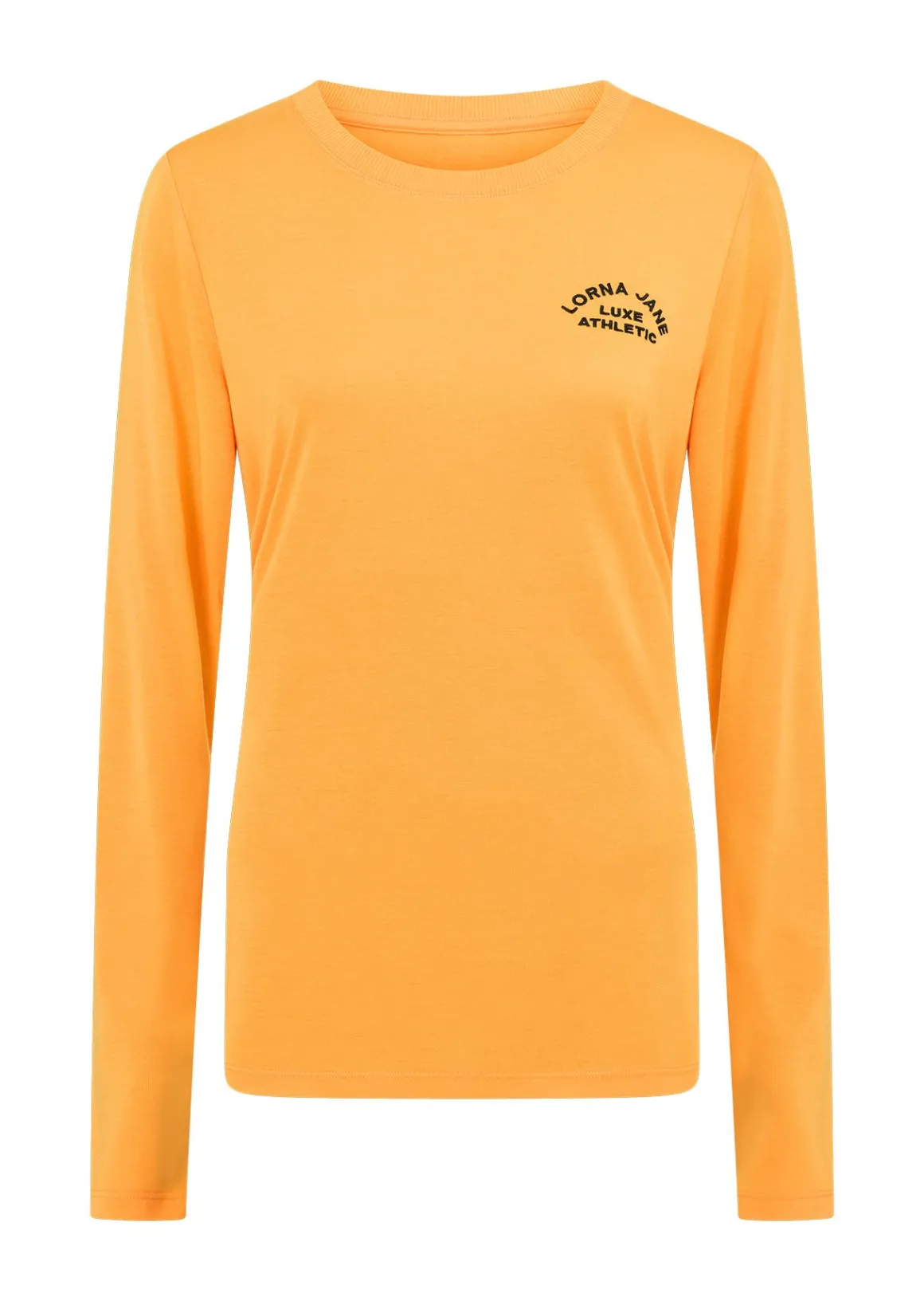 Lorna Jane Lotus Long Sleeve Top MangoSorbet Hot