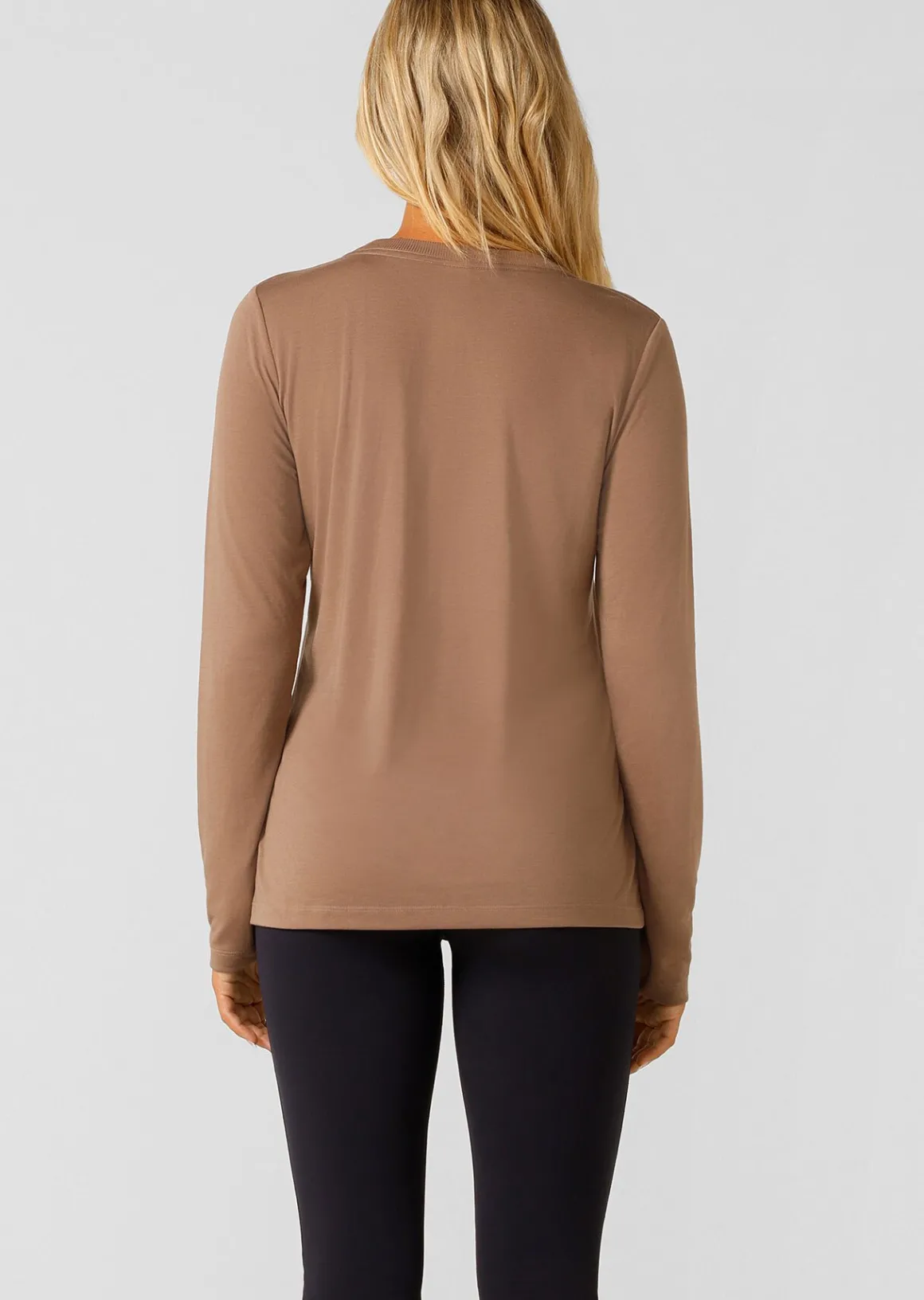 Lorna Jane Lotus Long Sleeve Top Cedar Sale