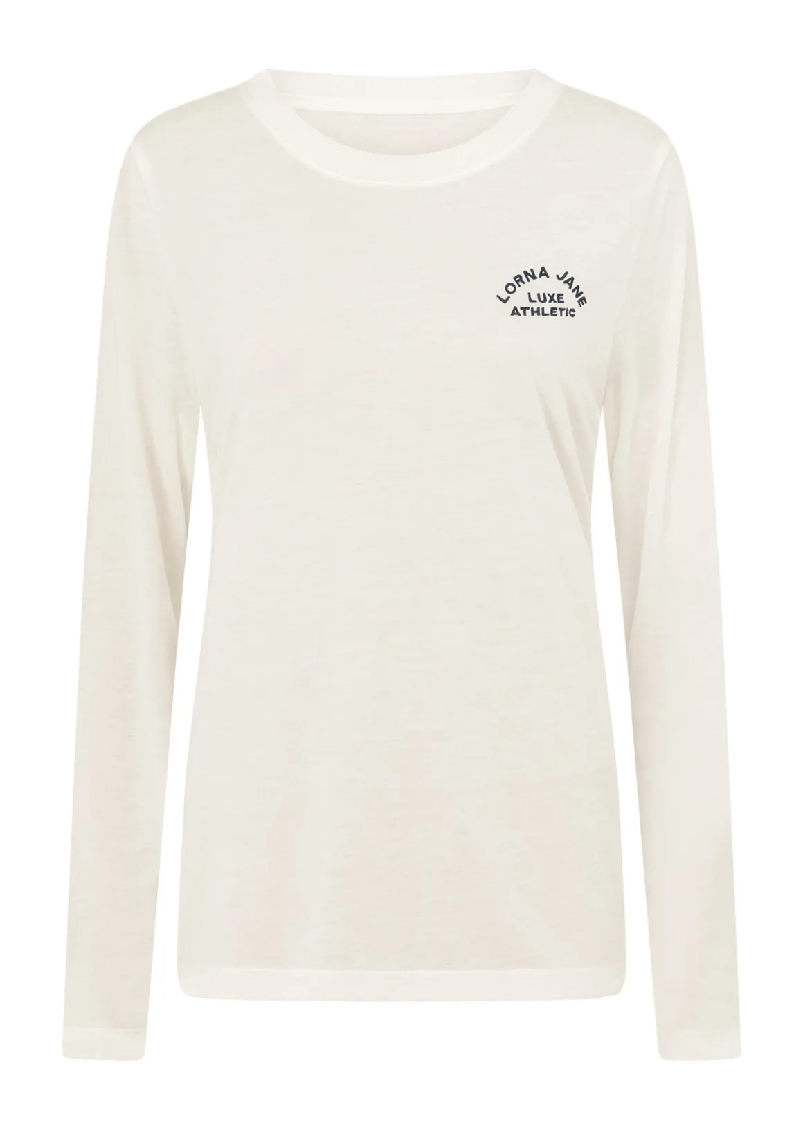 Lorna Jane Lotus Long Sleeve Top Porcelain New