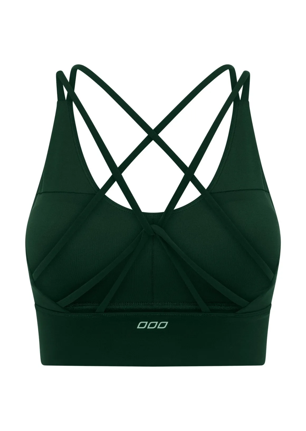 Lorna Jane Lotus Longline Sports Bra DarkGreen