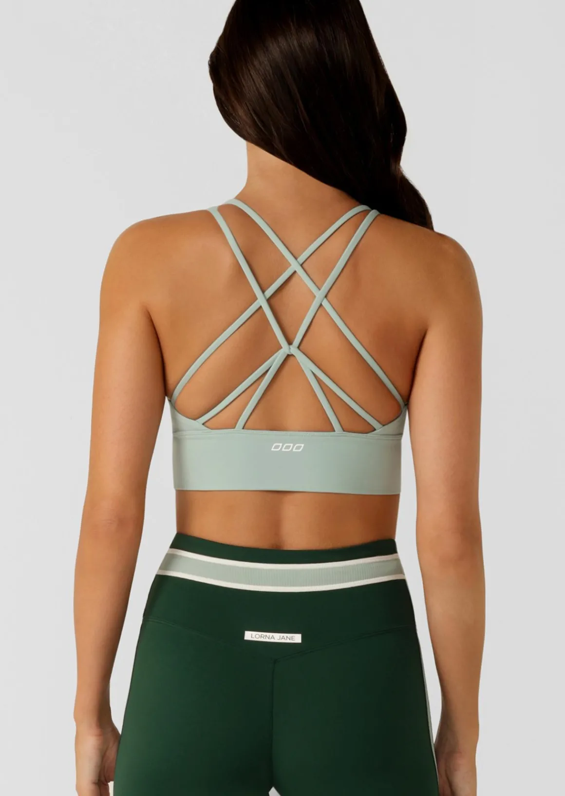 Lorna Jane Lotus Longline Sports Bra SeaMist Online
