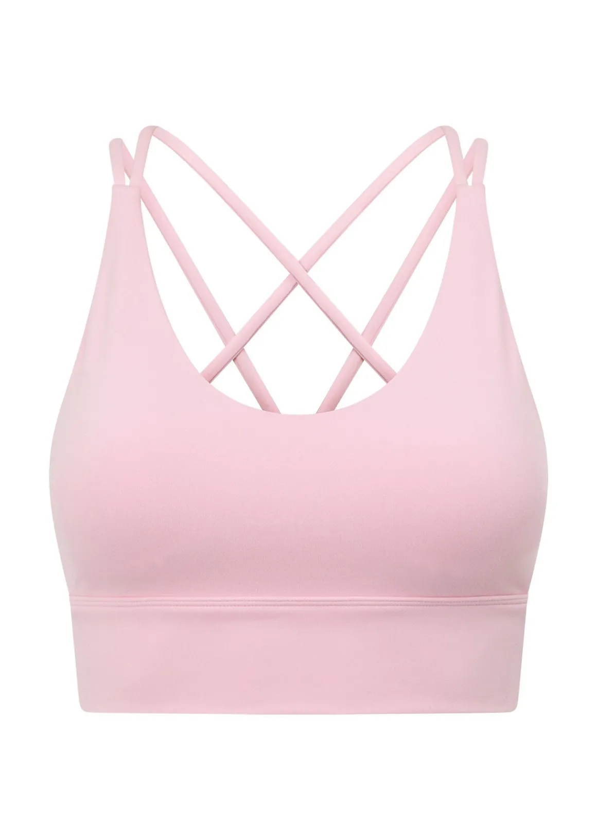 Lorna Jane Lotus Longline Sports Bra SweetPink Clearance