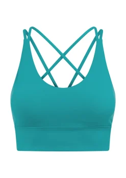 Lorna Jane Lotus Longline Sports Bra Maui Outlet