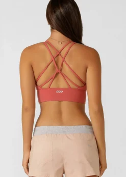 Lorna Jane Lotus Longline Sports Bra Earth Best