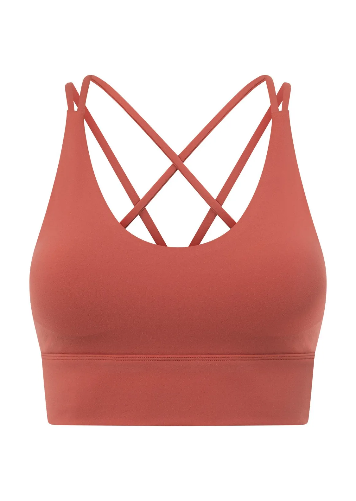 Lorna Jane Lotus Longline Sports Bra Earth Best