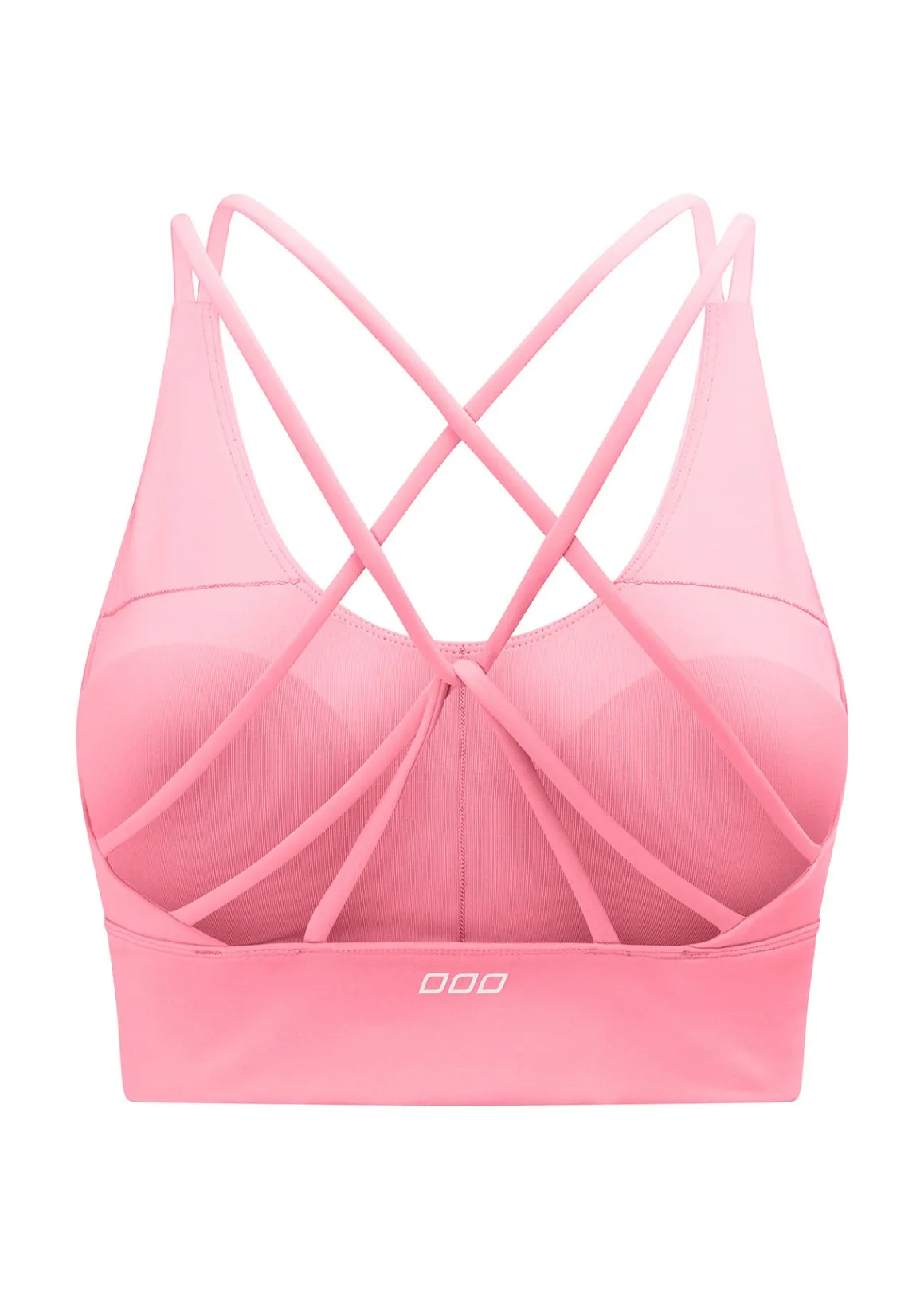 Lorna Jane Lotus Longline Sports Bra VividBubblegum