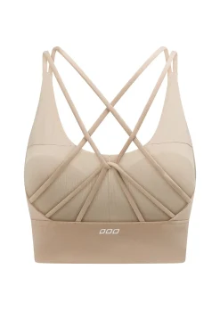 Lorna Jane Lotus Longline Sports Bra DarkOffWhite Hot