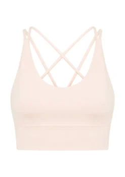 Lorna Jane Lotus Longline Sports Bra Petal Sale