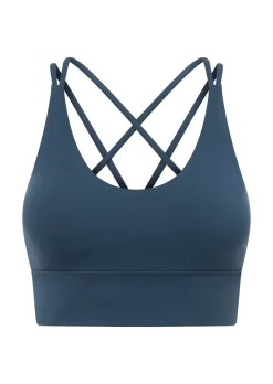 Lorna Jane Lotus Longline Sports Bra PaleIndigo