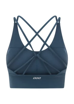 Lorna Jane Lotus Longline Sports Bra PaleIndigo