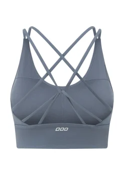 Lorna Jane Lotus Longline Sports Bra PowderGrey Discount