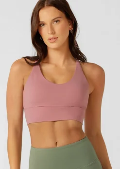 Lorna Jane Lotus Longline Sports Bra WildRose Online