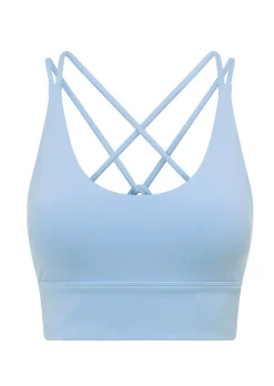 Lorna Jane Lotus Longline Sports Bra Moontide New
