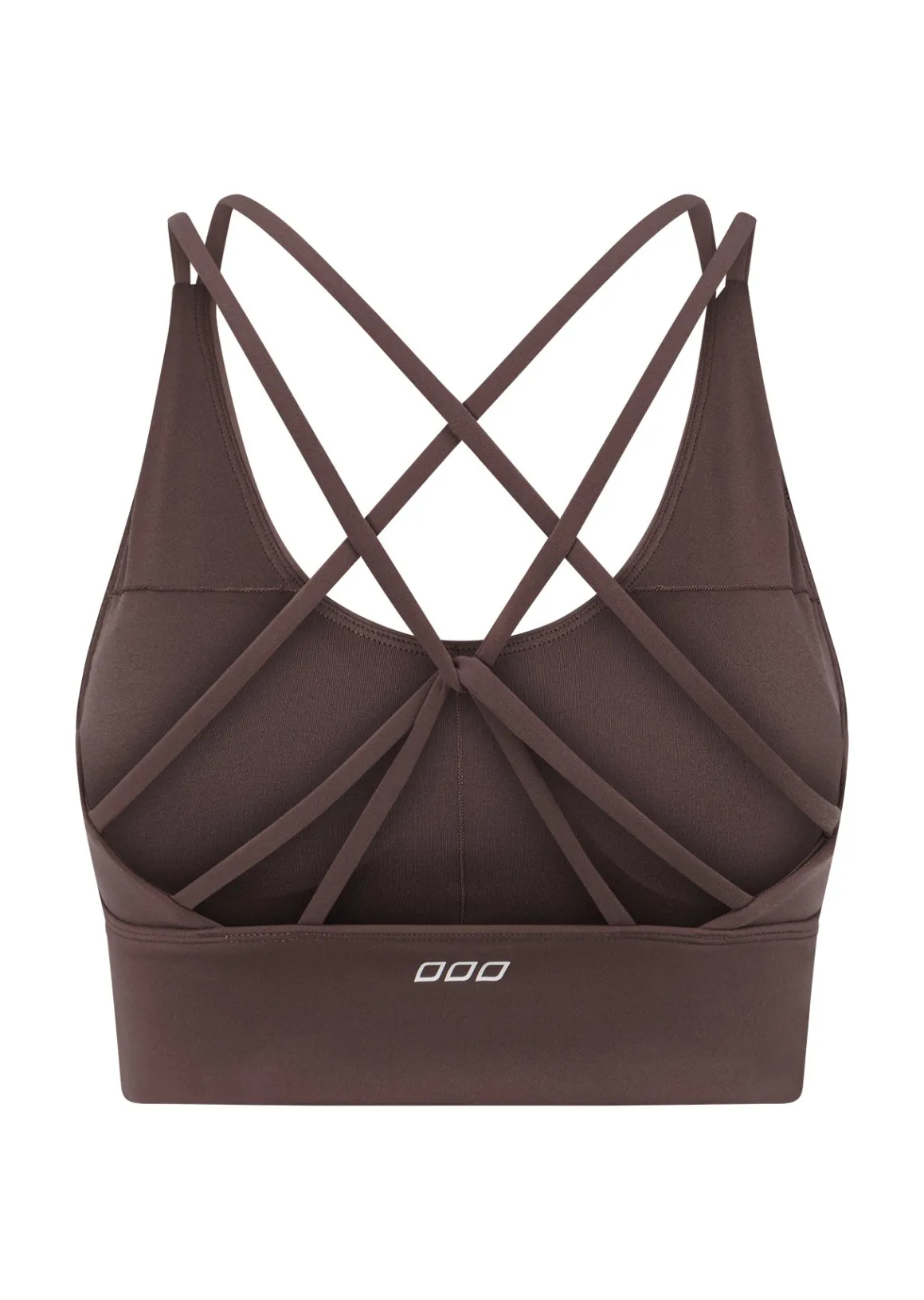 Lorna Jane Lotus Longline Sports Bra Stone Clearance