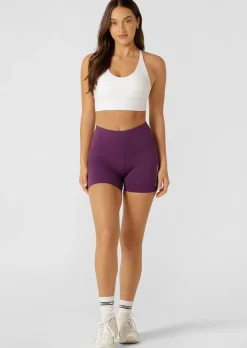 Lorna Jane Lotus Longline Sports Bra WhiteRecycled Online