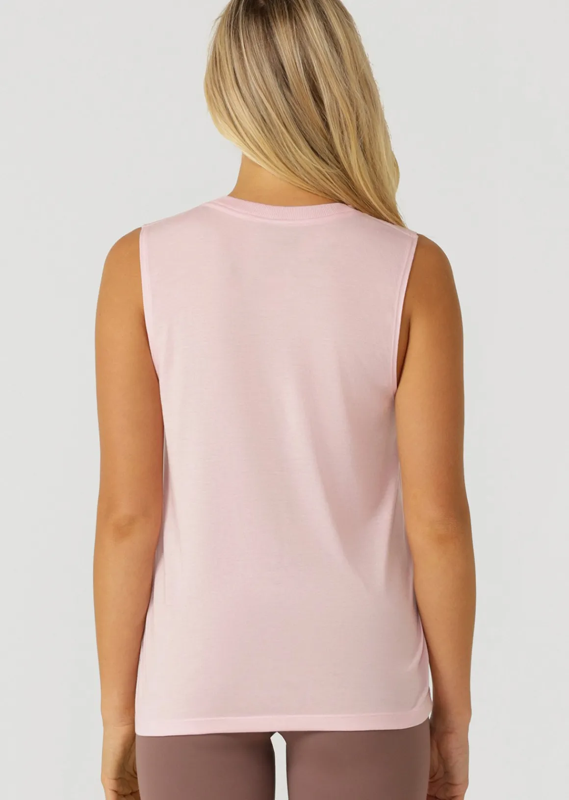 Lorna Jane Lotus Muscle Tank SweetPink Discount