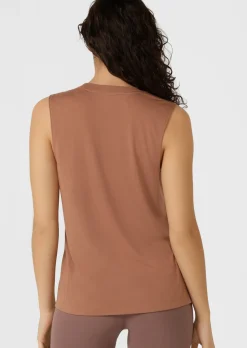 Lorna Jane Lotus Muscle Tank Clove Outlet