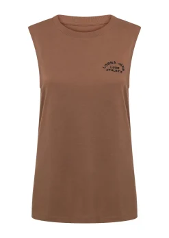 Lorna Jane Lotus Muscle Tank Clove Outlet