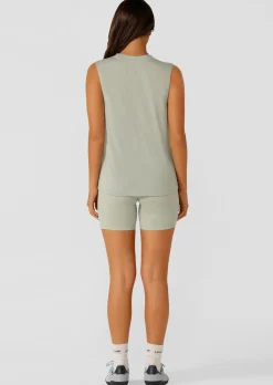 Lorna Jane Lotus Muscle Tank IcedMatcha