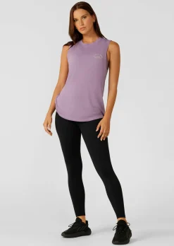 Lorna Jane Lotus Muscle Tank DustedViolet Online