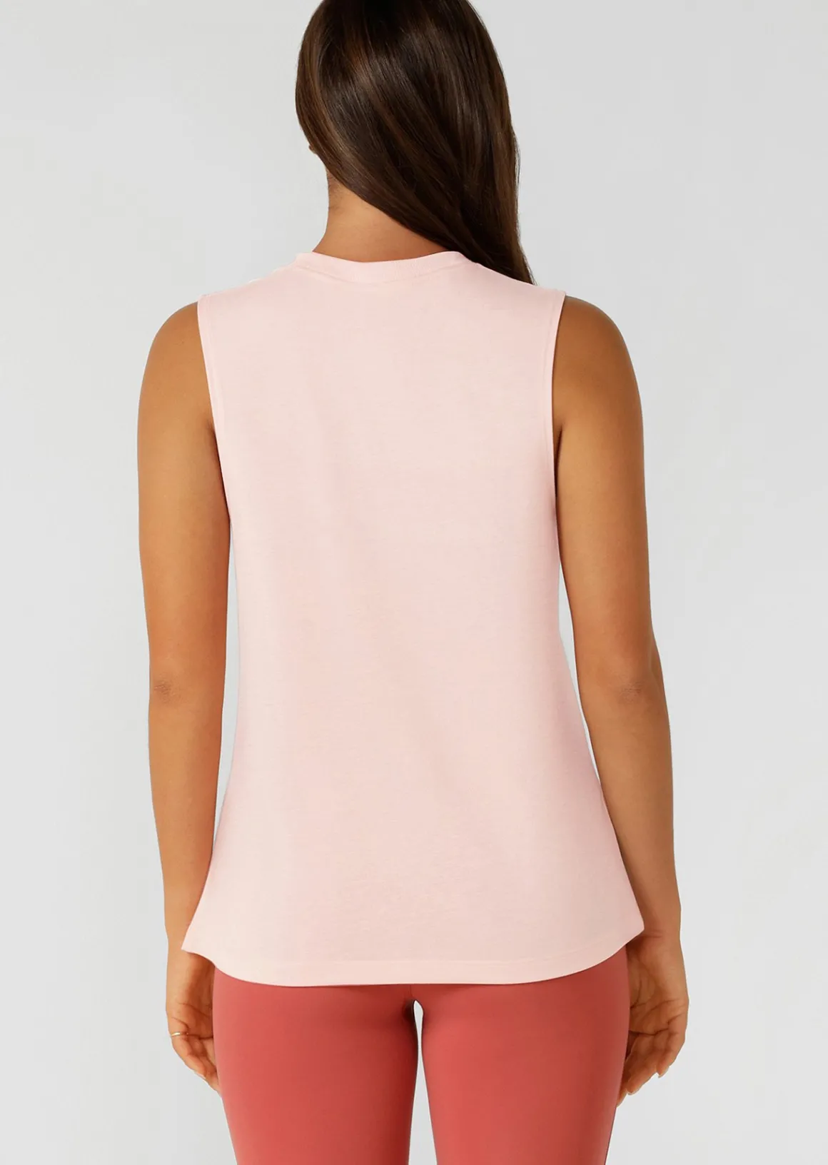 Lorna Jane Lotus Muscle Tank SunkissedPeach Sale