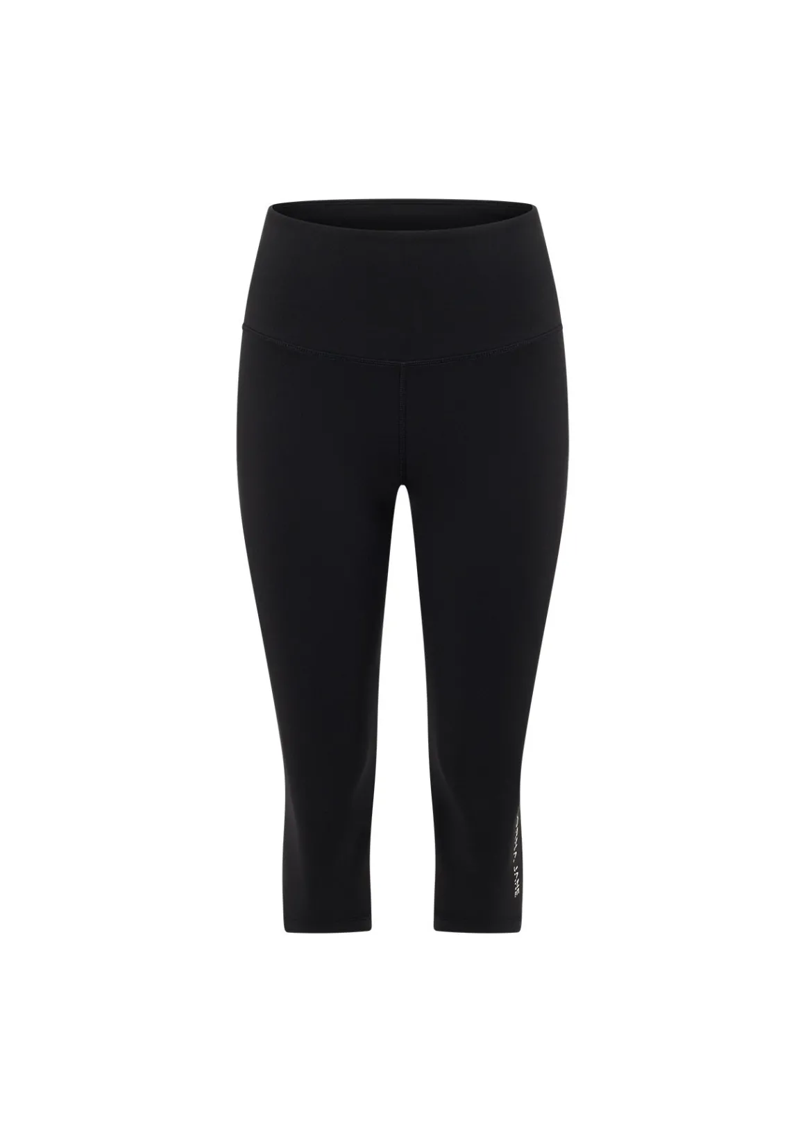 Lorna Jane Lotus No Chafe 3/4 Leggings Black New