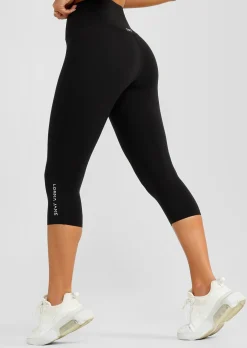 Lorna Jane Lotus No Chafe 7/8 Leggings Black Sale