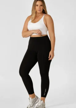 Lorna Jane Lotus No Chafe Ankle Biter Leggings Black Discount