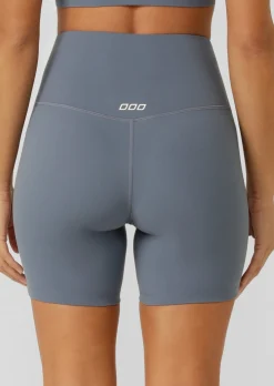 Lorna Jane Lotus No Chafe 16cm Bike Shorts PowderGrey Discount