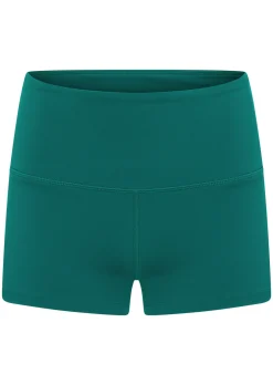 Lorna Jane Lotus No Chafe 7cm Bike Short DarkTeal New