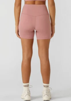 Lorna Jane Lotus No Chafe Phone Pocket 12cm Bike Shorts WildRose Sale