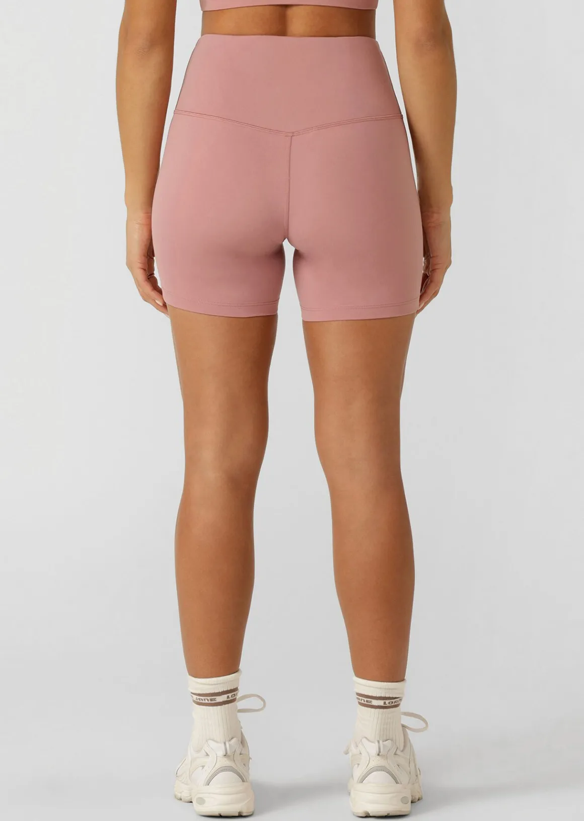 Lorna Jane Lotus No Chafe Phone Pocket 12cm Bike Shorts WildRose Sale