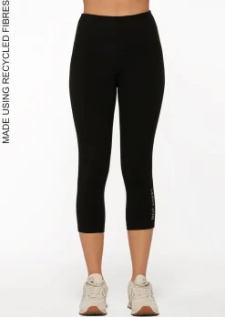 Lorna Jane Lotus No Chafe Phone Pocket 7/8 Leggings RecycledBlack Clearance
