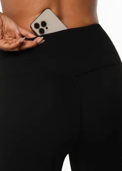 Lorna Jane Lotus No Chafe Phone Pocket 9cm Bike Shorts RecycledBlack Discount