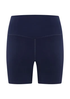 Lorna Jane Lotus No Chafe Phone Pocket 12cm Bike Shorts FrenchNavy Discount