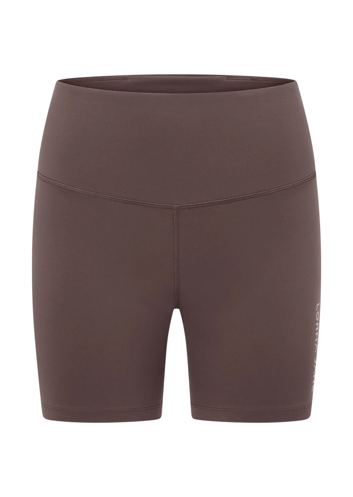 Lorna Jane Lotus No Chafe Phone Pocket 16cm Bike Shorts Stone Discount