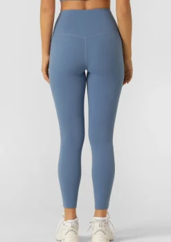 Lorna Jane Lotus No Chafe Phone Pocket Ankle Biter Leggings MoonlightBlue Hot