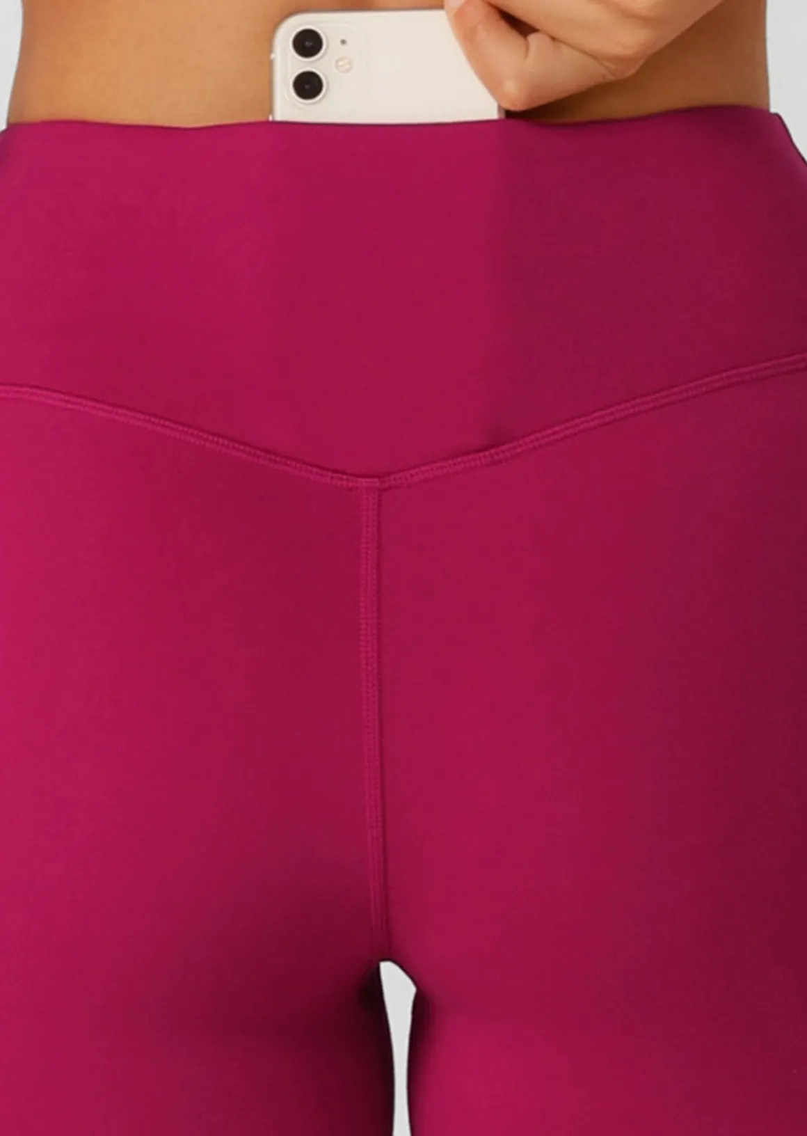 Lorna Jane Lotus No Chafe Phone Pocket Ankle Biter Leggings PersianRose Online