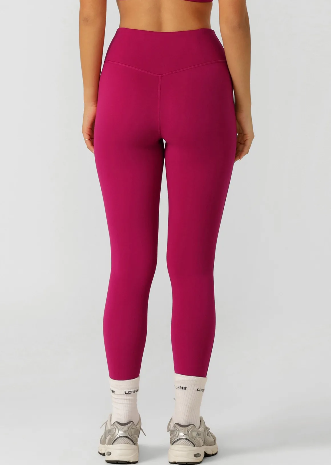 Lorna Jane Lotus No Chafe Phone Pocket Ankle Biter Leggings PersianRose Online