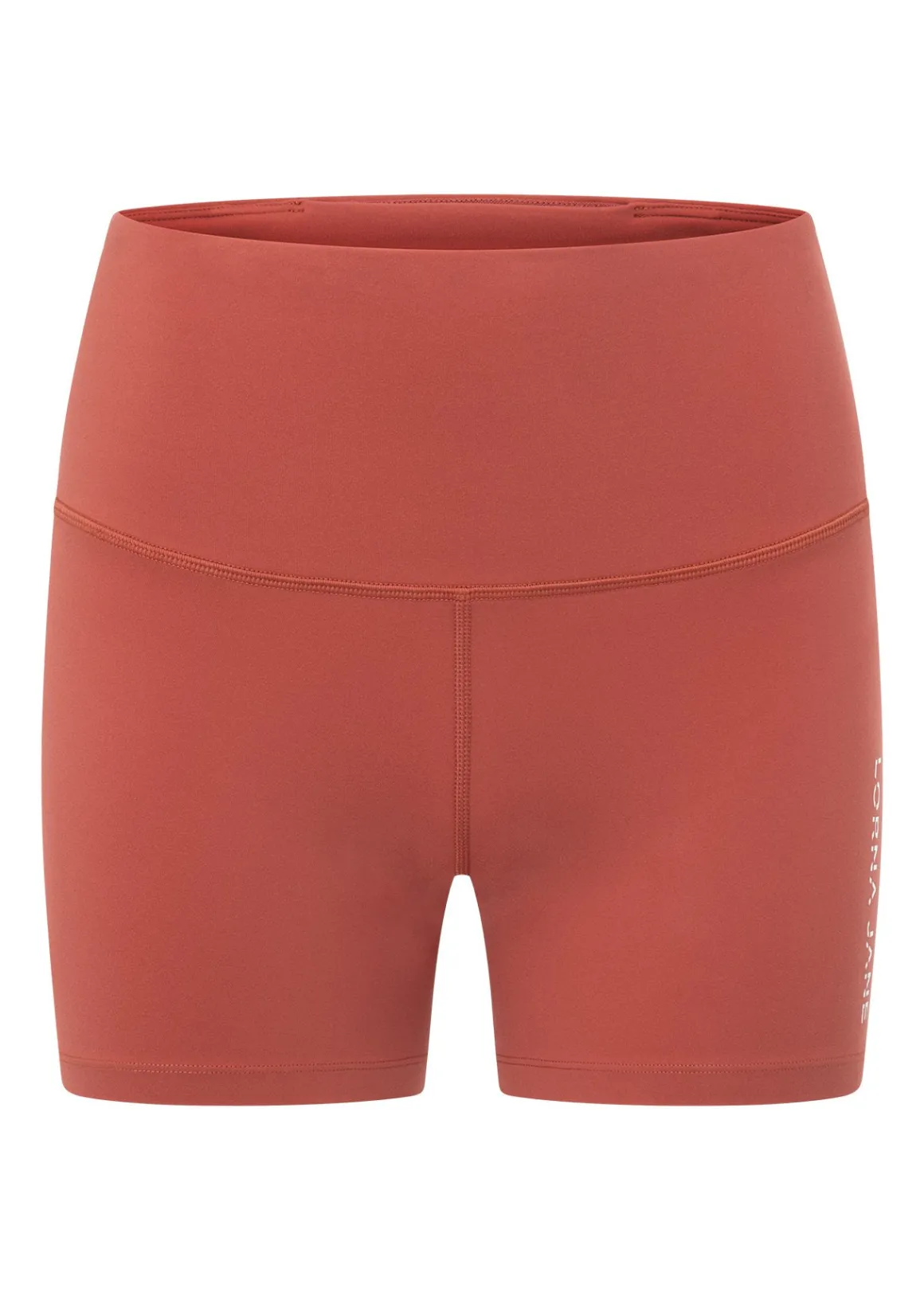 Lorna Jane Lotus No Chafe Phone Pocket 12cm Bike Shorts Earth Clearance