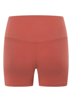 Lorna Jane Lotus No Chafe Phone Pocket 12cm Bike Shorts Earth Clearance