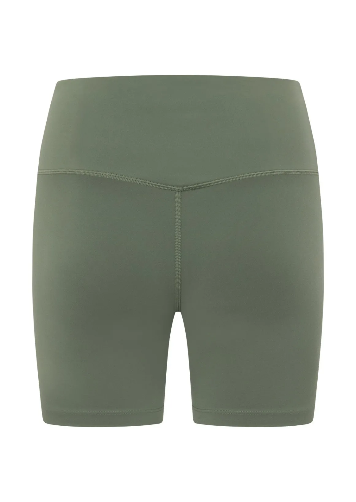 Lorna Jane Lotus No Chafe Phone Pocket 16cm Bike Shorts LightKhaki Sale
