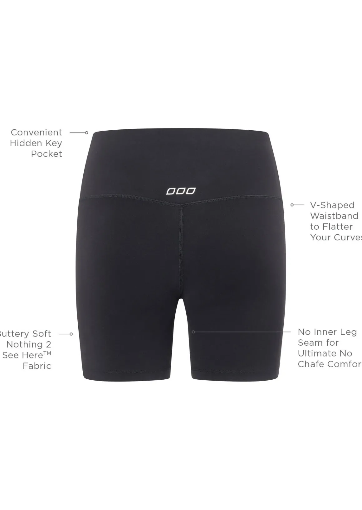 Lorna Jane Lotus No Chafe 6.2″ Bike Short Black Outlet